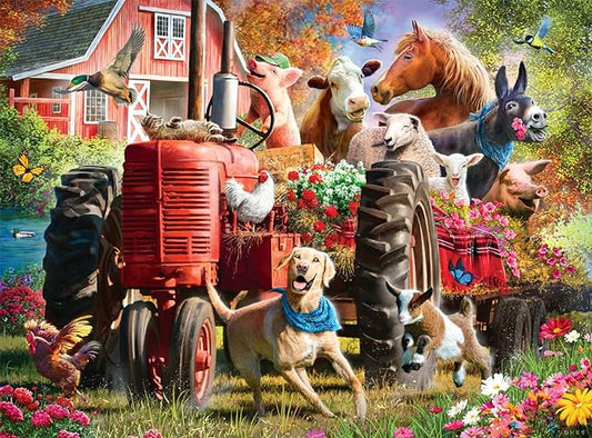 Fun Times at the Farm 1000 piece puzzle