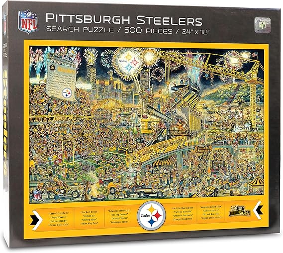 Pittsburgh Steelers "Can You Find Joe" puzzle -500 pieces